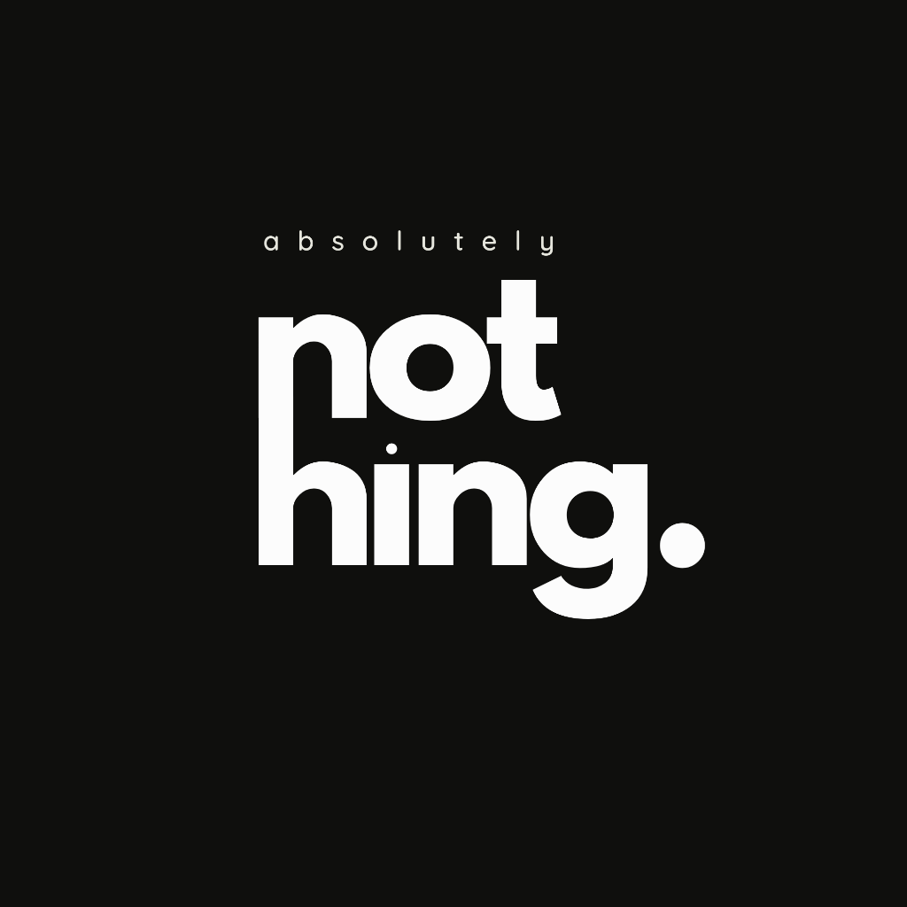 absolutely nothing. app icon